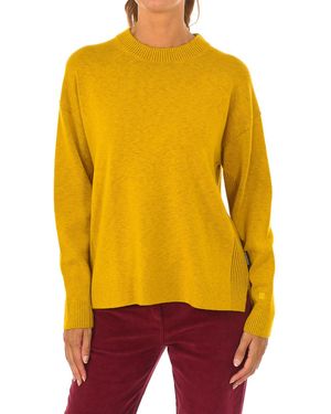 Napapijri D-Lienz W Wool Jumper Long Sleeve And Round Neck Ga4Fo4 - Yellow