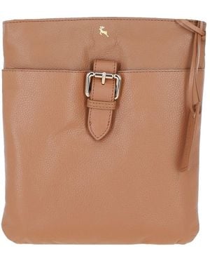Ashwood Leather 'Bella' Real Crossbody Bag - Natural