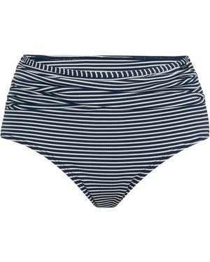 Regatta Ladies Loria Stripe Seersucker Bikini Bottoms - Blue