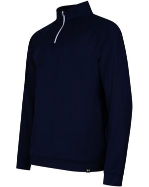 Under Armour Quarter Zip Fleece Top (Midnight) - Blue