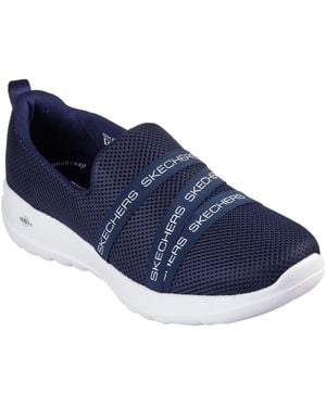 Skechers Go Walk Joy Low Top Lettering Flats - Blue