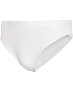 Umbro Plain Briefs (Pack Of 3) - White