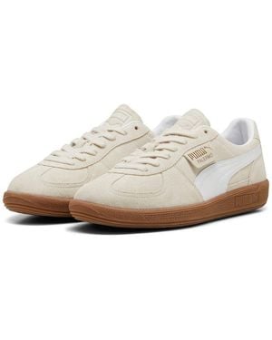 Product Of New York Puma Palermo Suede Trainers - White