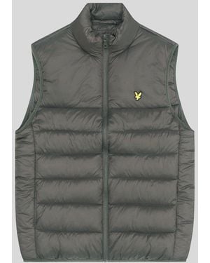 Lyle & Scott Wadded Gilet - Grey
