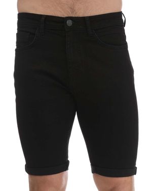 Duck and Cover Zeki Denim Shorts - Black