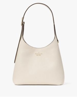 Kate Spade 454 Pebbled Leather Small Shoulder Bag - Natural