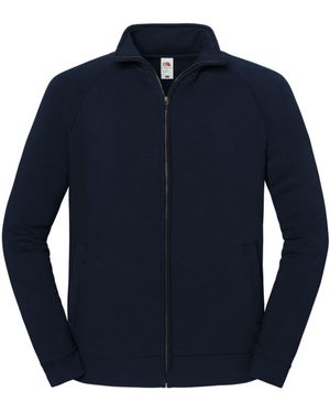 Fruit Of The Loom Iconic Premium Sweat Jacket (Deep) - Blue