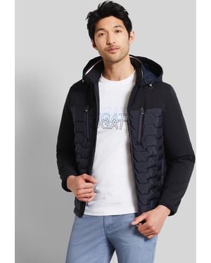 Bugatti Herren Blouson Met Stretchfunctie - Blauw