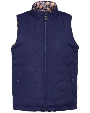 Barbour Apia Omkeerbaar Gewatteerd Gilet - Blauw