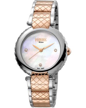 Ferré Fm1L099M0091 Dial Stainless Steel Watch - Grey