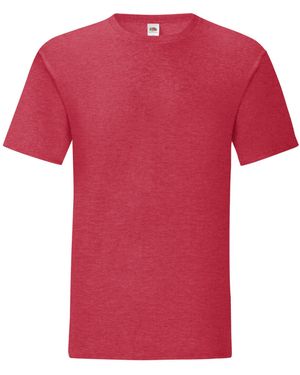 Fruit Of The Loom Iconic 150 Heather T-Shirt (Heather) - Red