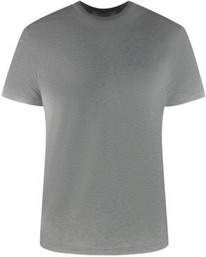 Burberry Monotone Logo T-Shirt Cotton - Grey