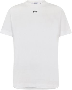 Off-White c/o Virgil Abloh Off Slim Fit T Shirt - White