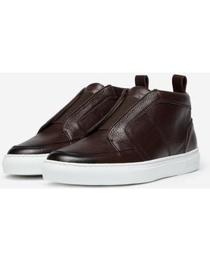 Oliver Sweeney Deer Leather Slip-On Trainers - Brown
