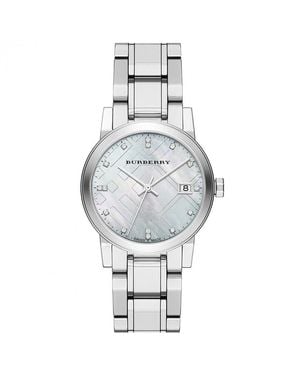 Burberry Bu9125 The City Dial Watch Stainless Steel - Metallic