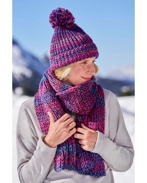 Mountain Warehouse Beanie Everyday Comfy Warm Winter Hat - Purple