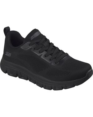 Skechers Bobs B Lite Textile Trainers - Black