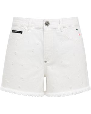 Philipp Plein Hotpants - Wit