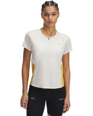 Under Armour Trail Run Zip Ss - White