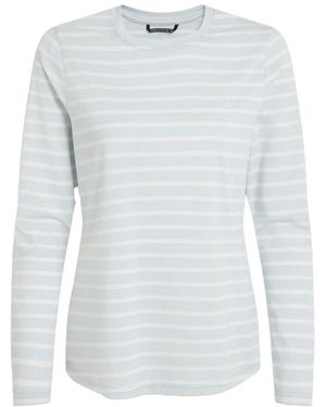 Craghoppers Ladies Akona Striped Nosilife Long-Sleeved T-Shirt (Nimbus) - Blue