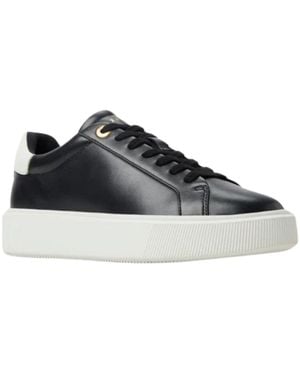 Ted Baker Lorieee Smooth Leather Trainers - Black