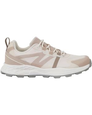 Regatta Ladies Leighton Synthetic Leather Trainers (Light Vanilla) - Grey