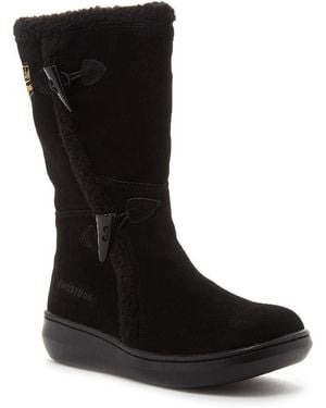 Rocket Dog Slope Mid Calf Warm Lined Winter Boots - Black