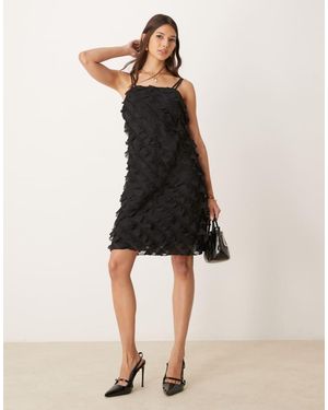 Y.A.S Frill Detail Cami Mini Dress - Natural