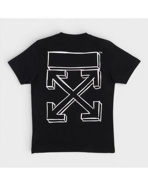 Off-White c/o Virgil Abloh 3D Arrow Short Sleeve T-Shirt - Black