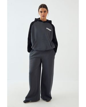 DSGN Studio Colour Block Oversized Hooded Tracksuit - Blue