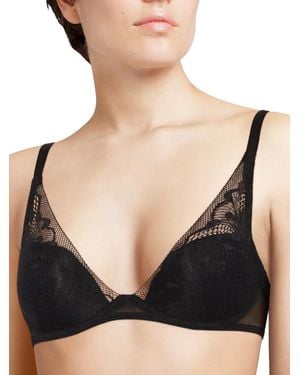 Passionata Thelma Plunge T-Shirt Bra - Black