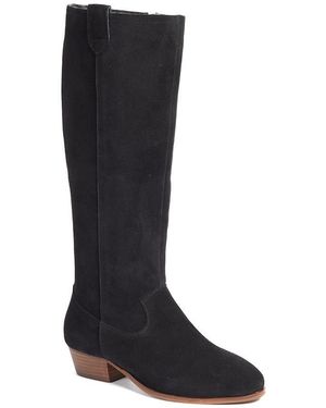 Jones Bootmaker Florielong Suede Long Boots - Black