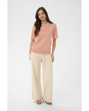 Saint Tropez Pullover Milasz Pullover Loose Fit - Naturel