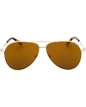 Off-White c/o Virgil Abloh Ruston L Mirrored Sunglasses Metal - Brown