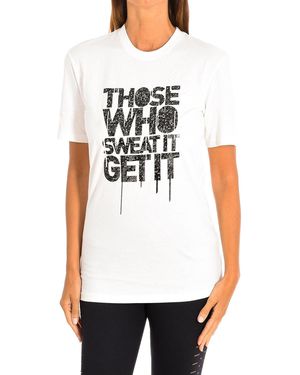 Zumba Sports T-Shirt With Sleeves Z2T00162 - White