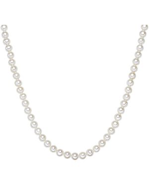 Valero Pearls Fresh Water Cultured Pearl(S) Necklace - Metallic