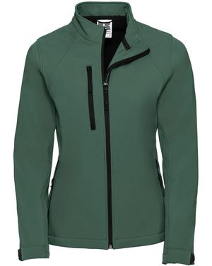 Russell Ladies Soft Shell Jacket (Bottle) - Green