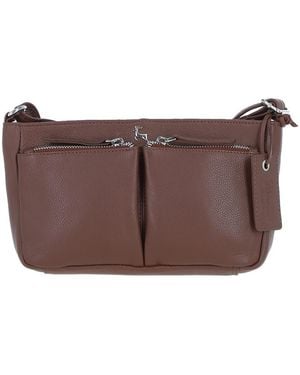 Ashwood Leather 'Iverness' Real Crossbody Bag - Brown