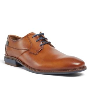 Pod Smyth Leather Cognac Lace-Up Shoes - Brown