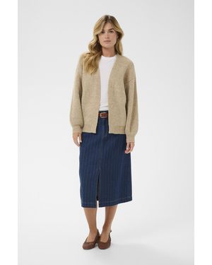 Saint Tropez Vest Ottolinesz Vest Loose Fit - Blauw