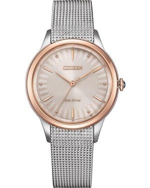 Citizen L Series Watch Em1156-80X Material_Stainless_Steel - Metallic