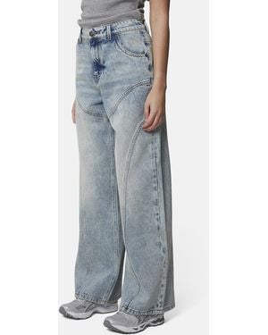Good For Nothing Baggy Fit Suture Denim Jean - Blue