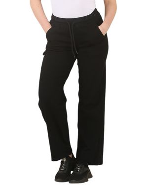 MYT Elasticated High Waist Wide Leg Jeans - Black