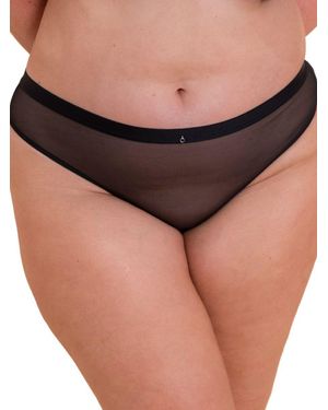 Curvy Kate Lightstyle Sheer Brazilian - Black