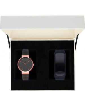 Radiant Ra528601T Ladies Watch Gift Set - Black