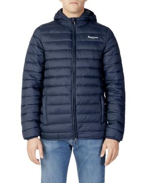 Aquascutum London Logo Active Hoodie Jacket - Blue