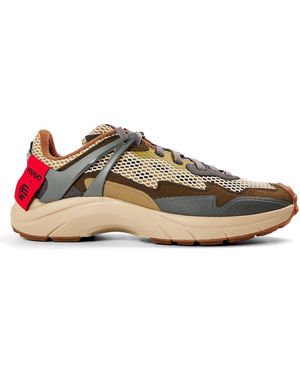 HUGO Go2 Low Top Trainers - Natural
