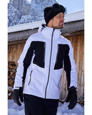 Mountain Warehouse 'Phase Extreme' Ski Jacket Waterproof Breathable Winter Coat - Blue