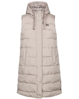 Trespass Ladies Leona Quilted Gilet (Vintage) - Natural