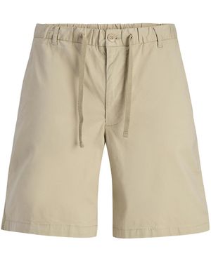 Jack & Jones Casual Cotton Summer Jogger Shorts - Natural